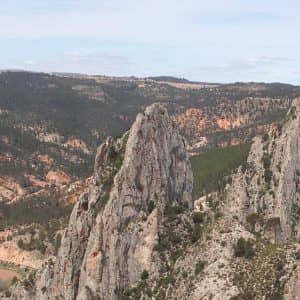 Hoces del cabriel vistas desde el globo en Cuenca